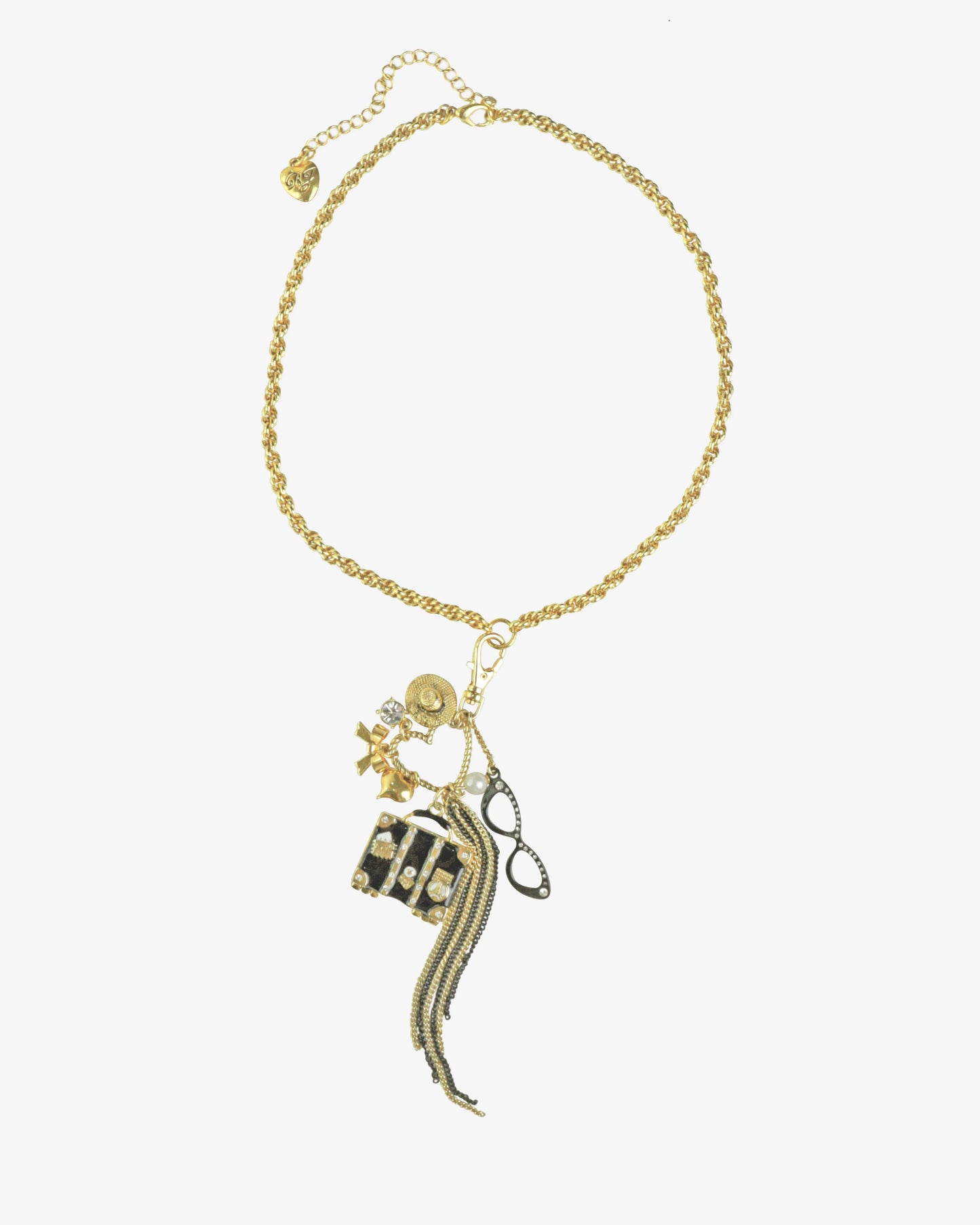 JET SET GLAM TRAVEL CHARM NECKLACE