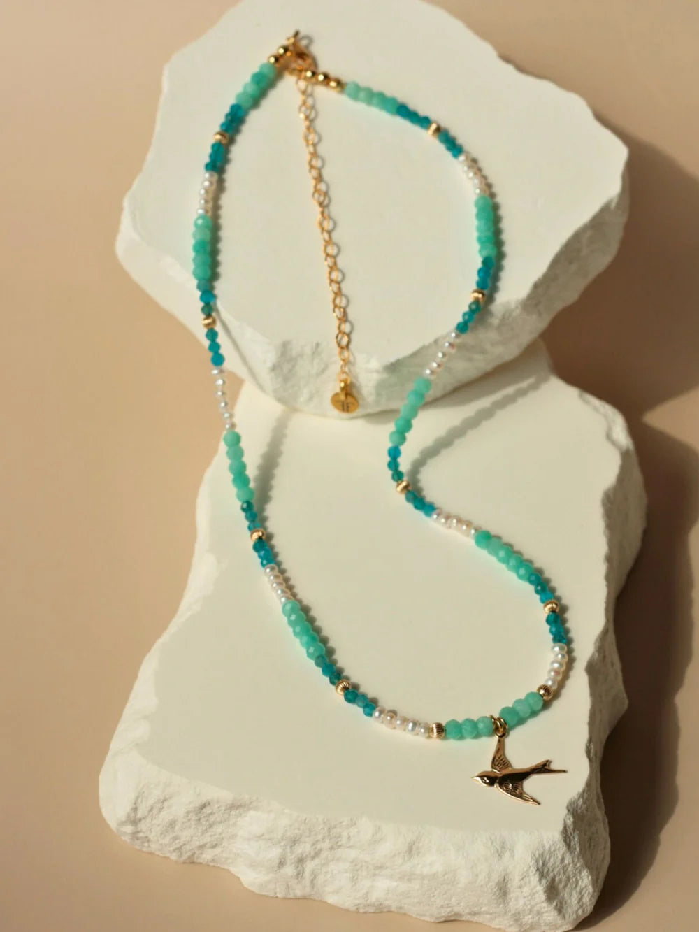 BLUE BIRD NECKLACE