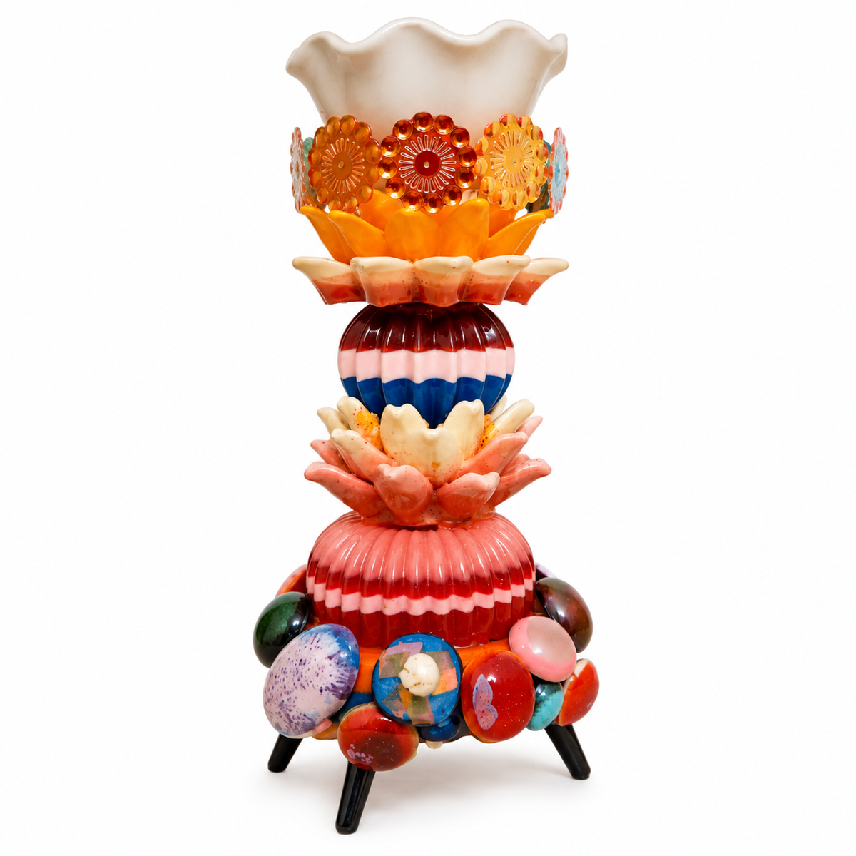 CORAL BLOOM CANDLE HOLDER