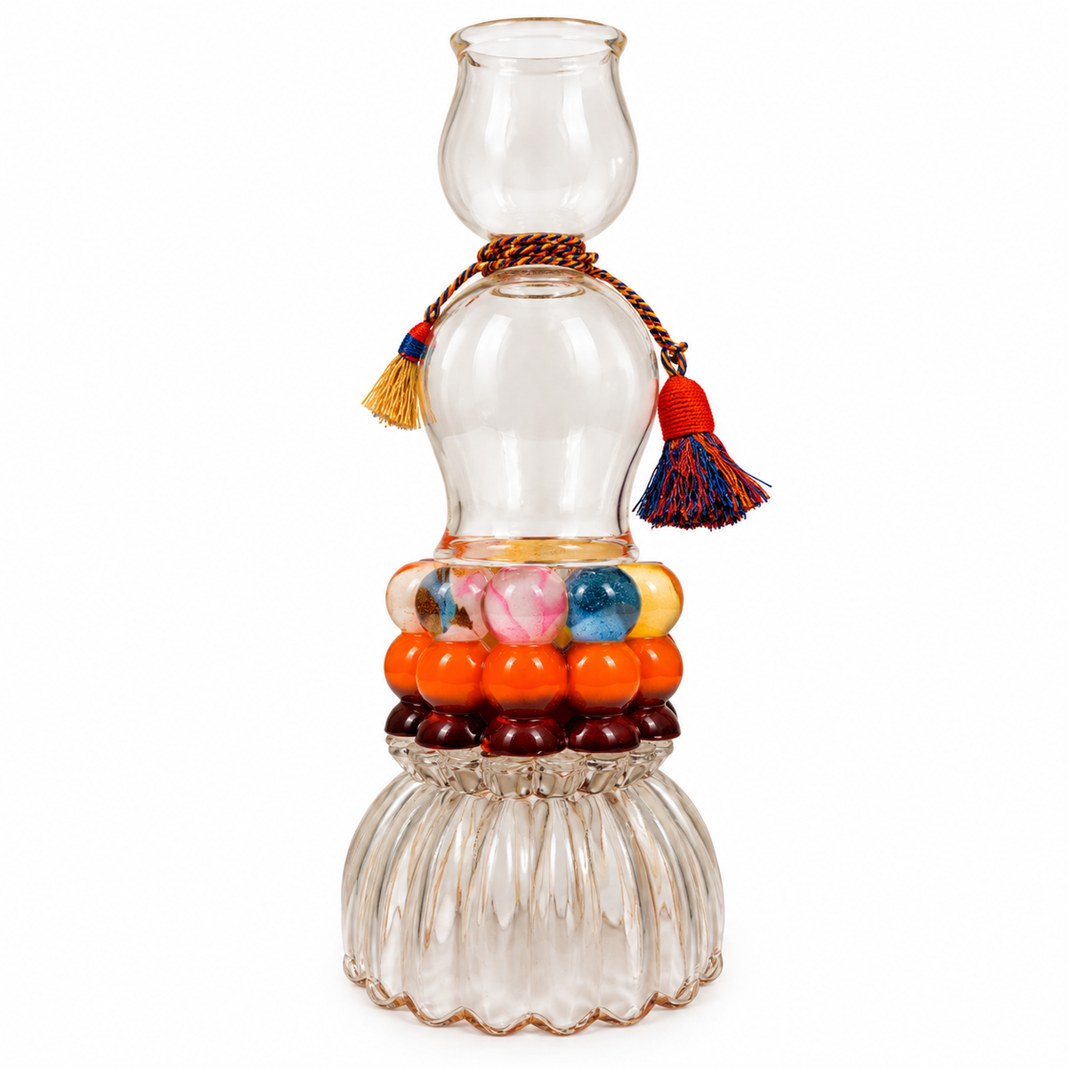 TASSEL BEAD CANDLE HOLDER