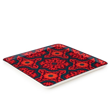 SQUARE PLATE VAGABONDE 25 CM
