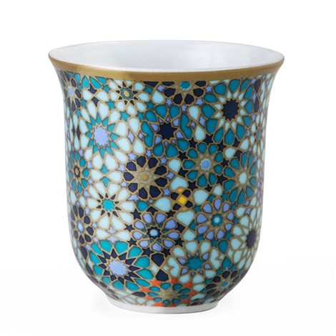 6 COFFEE CUPS PORCELAIN MOUCHARABIEH 90 ML