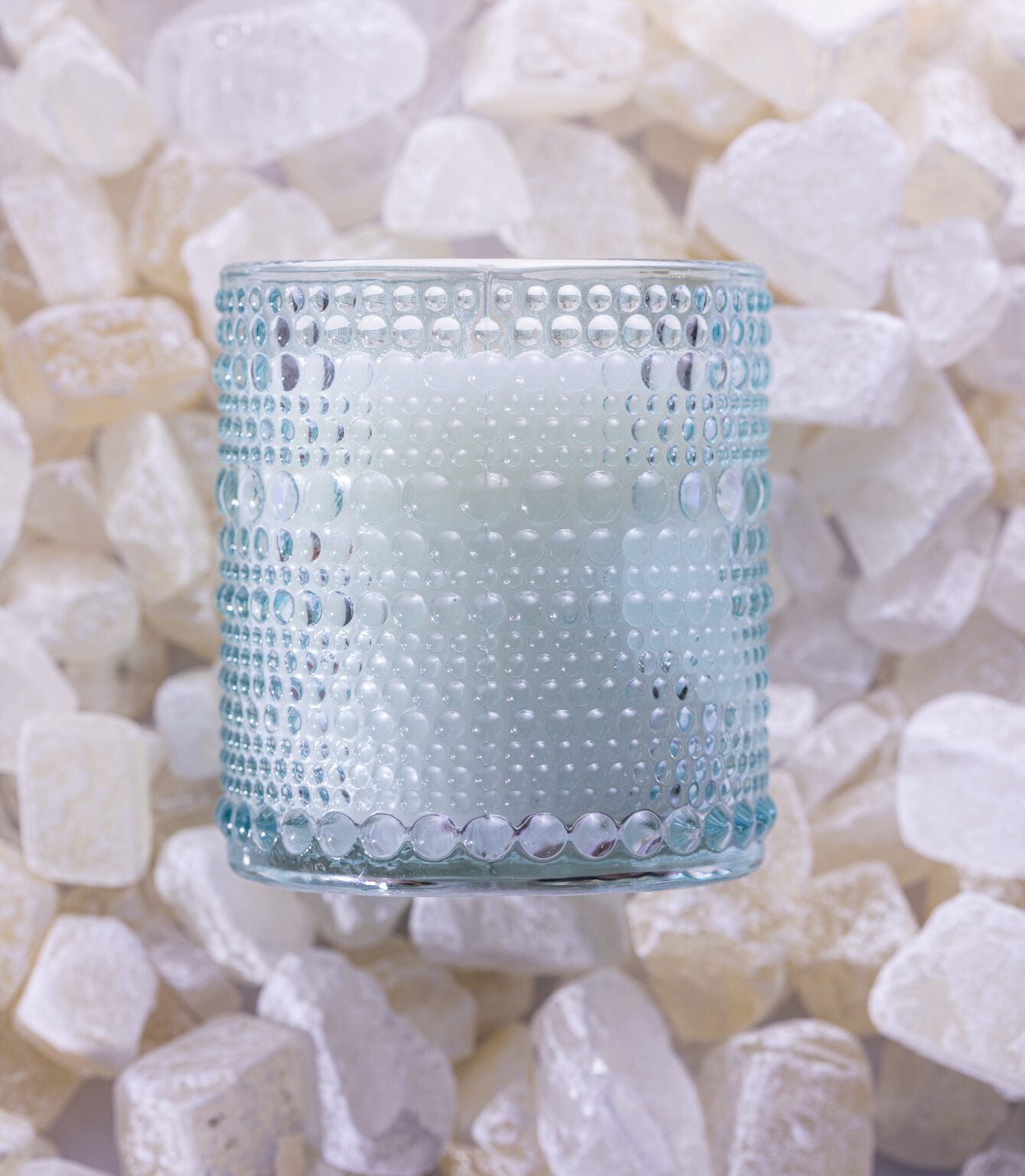 TIFFANY BLUE PEARL CANDLE