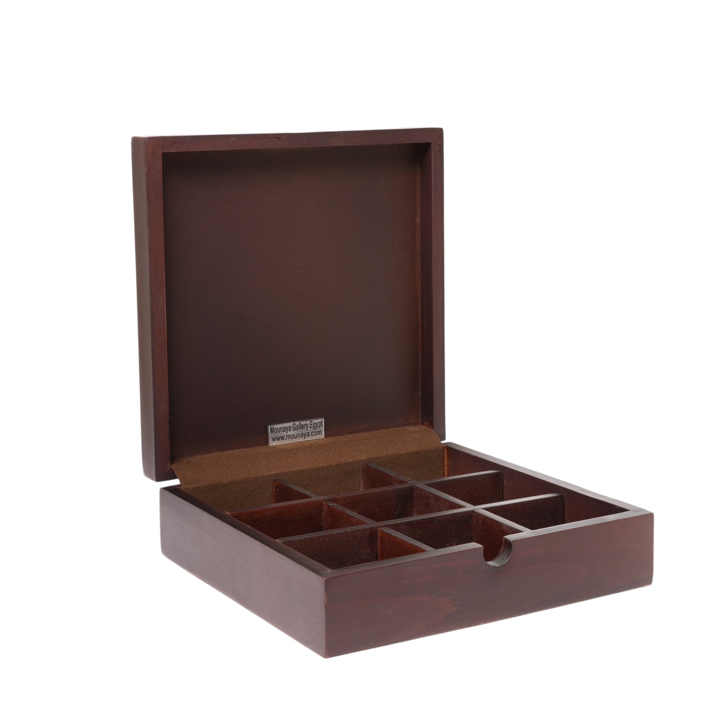 QITAN EMBROIDERED SQUARE TEA BOX