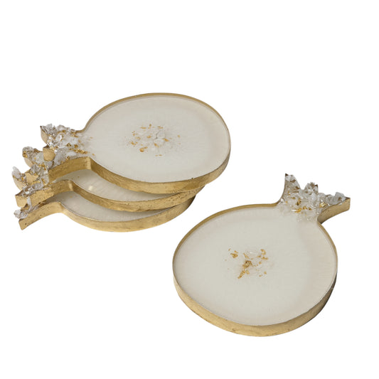 GOLDEN POMEGRANATE COASTERS