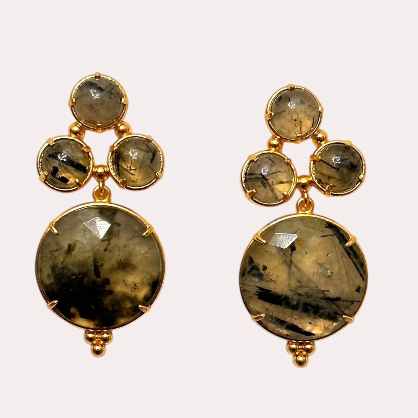 SOLENE MIST STATEMENT EARRINGS