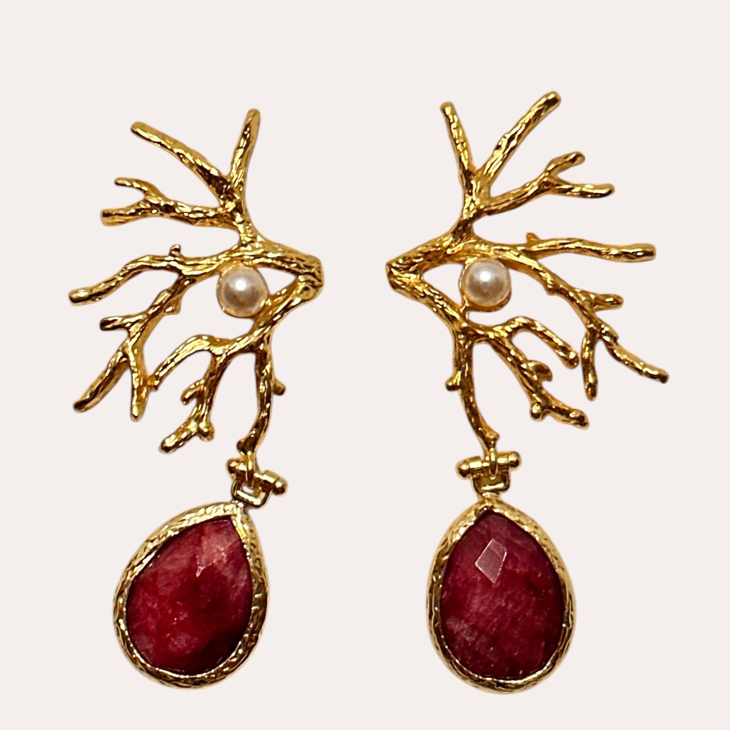 CORAL MUSE EARRINGS