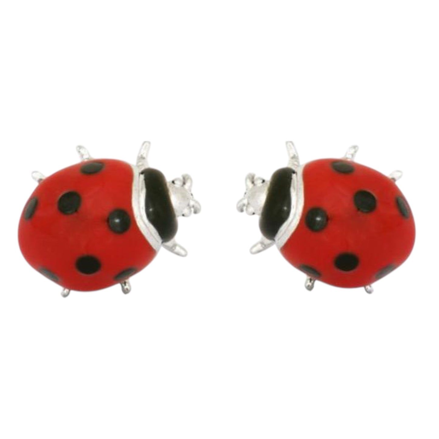LADYBIRD RHODIUM CUFFLINKS