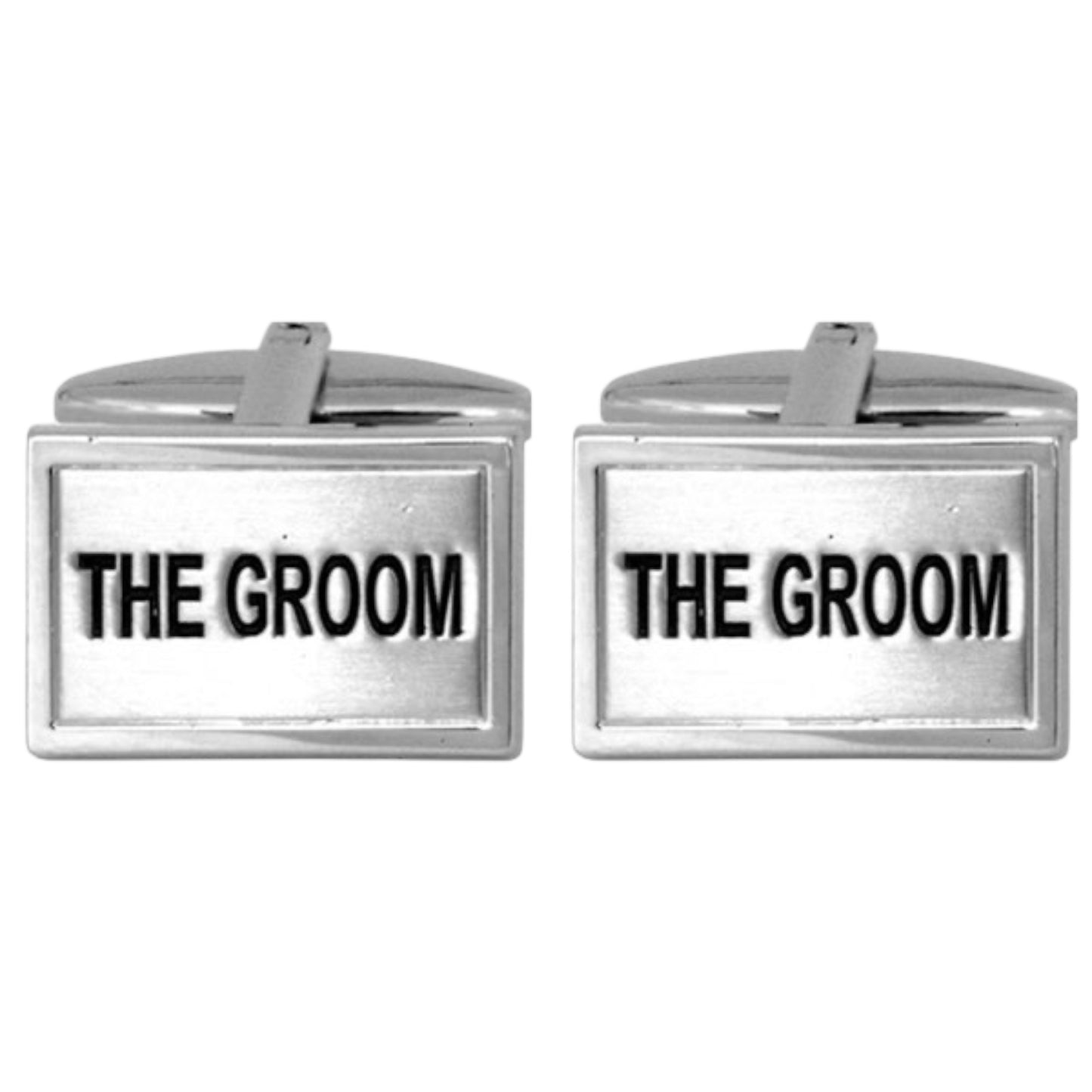 THE GROOM RECTANGULAR CUFFLINKS