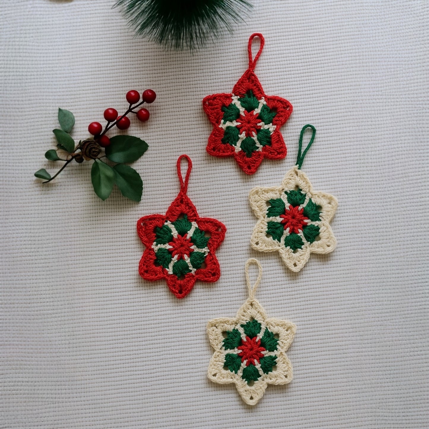 CHRISTMAS STAR ORNAMENTS