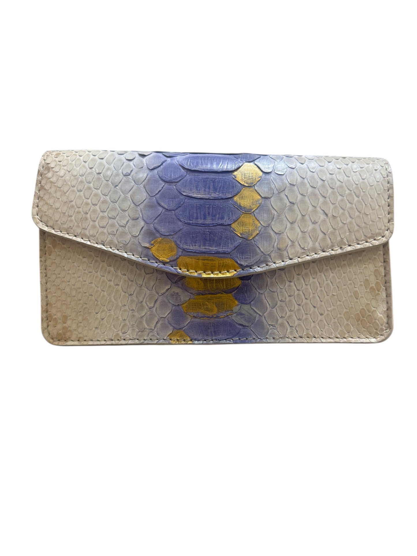 SOLEIL PYTHON ENVELOPE BAG