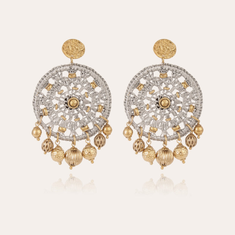 ATTRAPE REVES EARRINGS RAFFIA