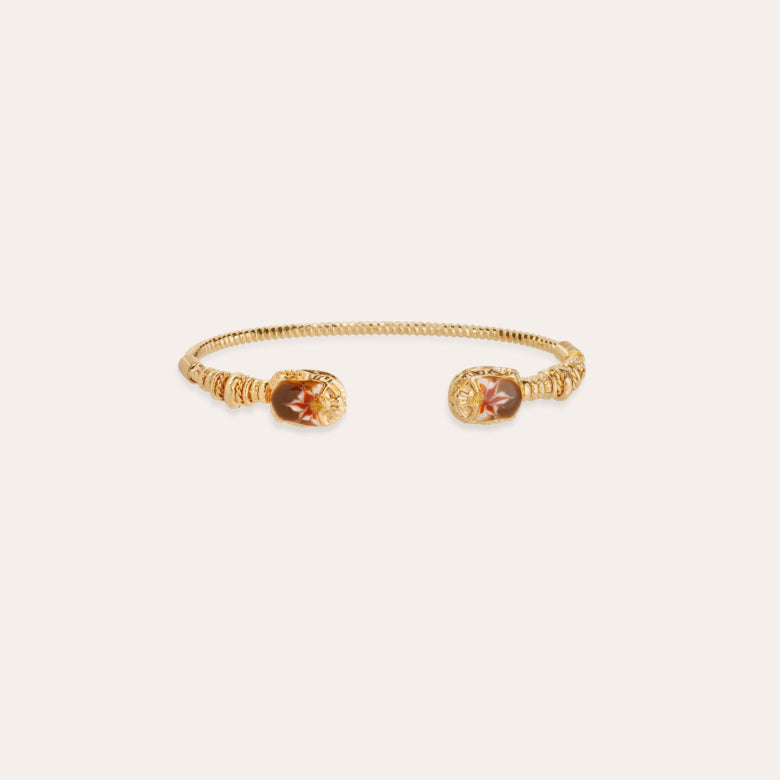 DUALITY SCARAMOUCHE TWIST ENAMEL BRACELET