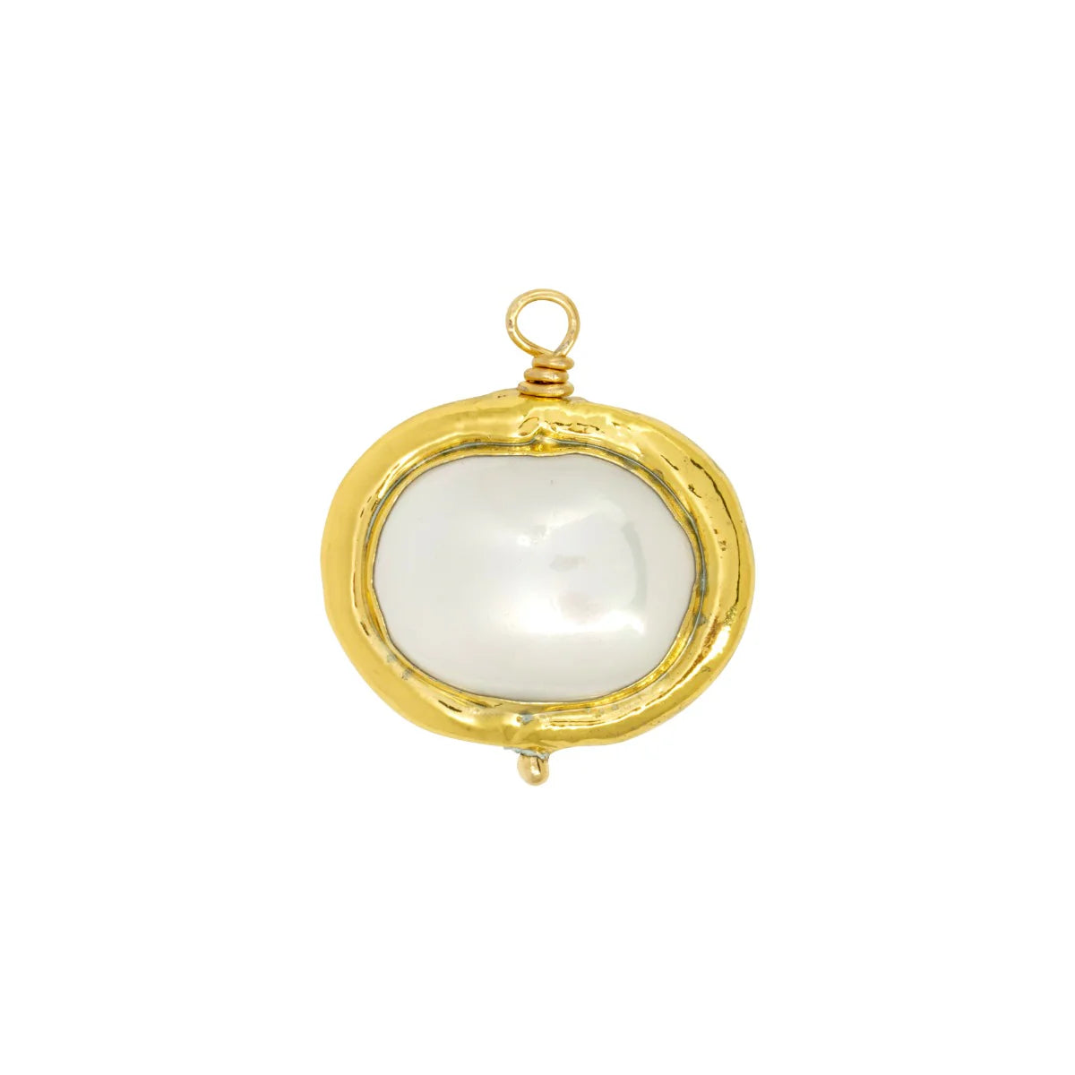 LEA GOLD PEARL CHARM