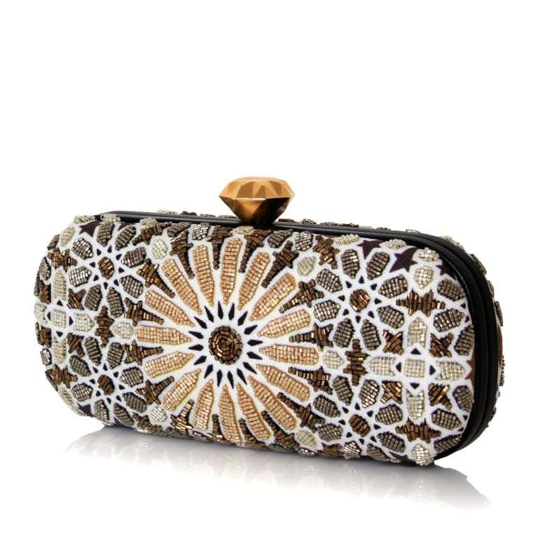 MOROCCAN GOLD BIG BOX CLUTCH