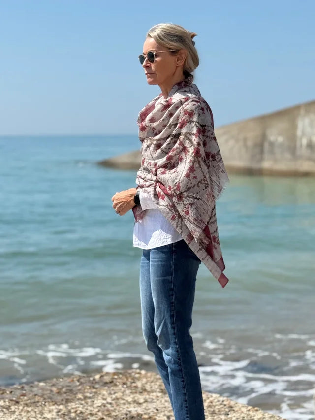 STOLEN MOMENTS SOFT WOOL SCARF