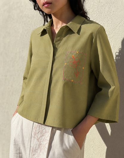 OLIVE REVERIE SHIRT