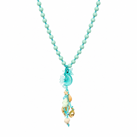 SEASIDE SEAHORSE CHARM NECKLACE