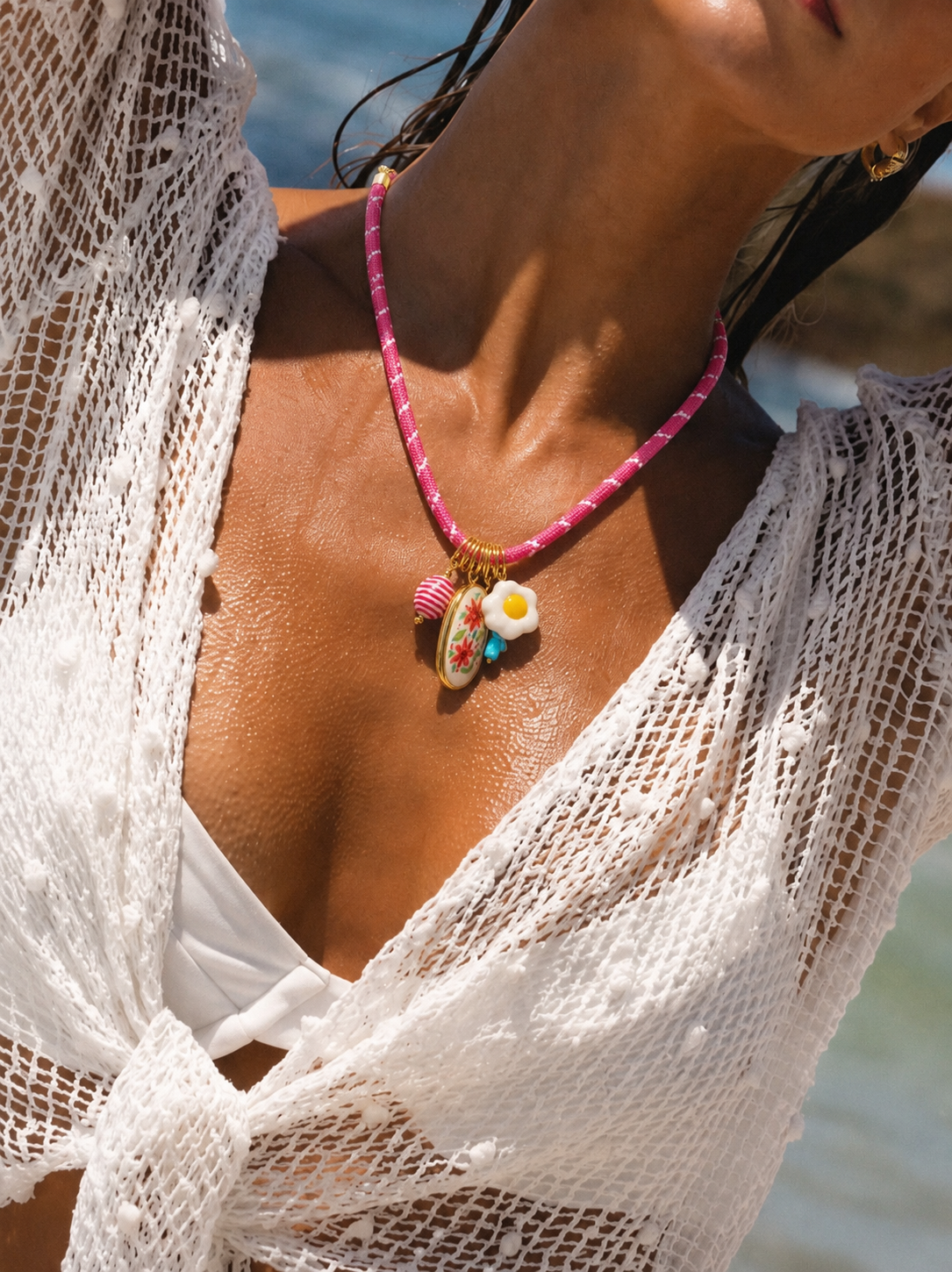 SUNNY PICNIC CHARM NECKLACE