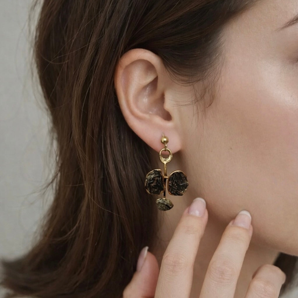 GILDED ROOTS EARRINGS