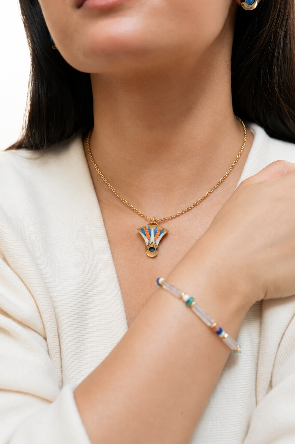 SESHEN LOTUS NECKLACE