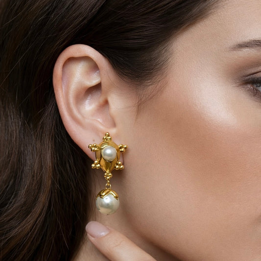 PEARL DROP EARRINGS