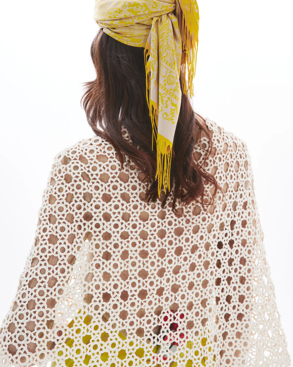 BLOSSOM CROCHET CAPE