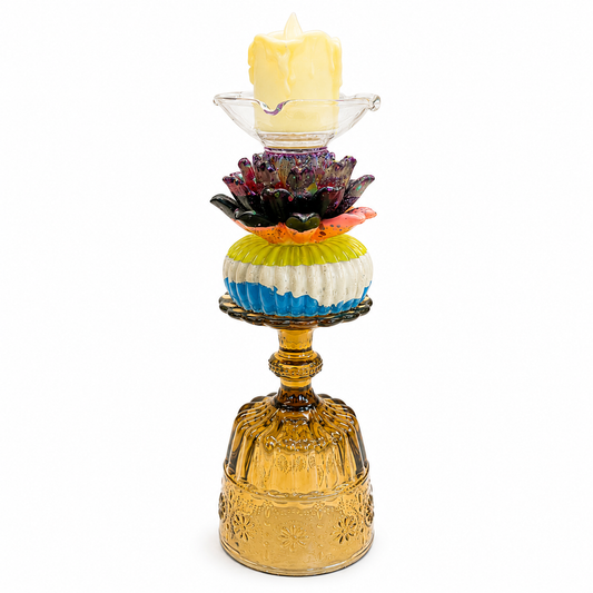 HONEY GLOW CANDLE HOLDER