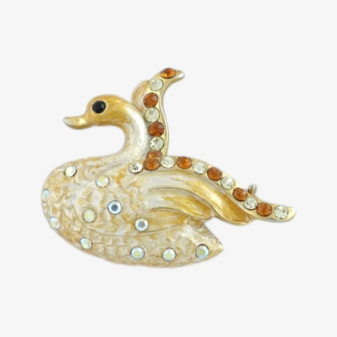 VINTAGE SWAN BROOCH
