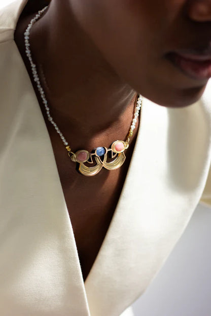 NEFERET BEADED NECKLACE