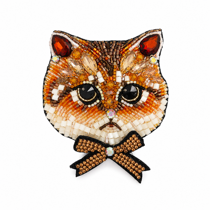 CHESTER HANDMADE CAT BROOCH