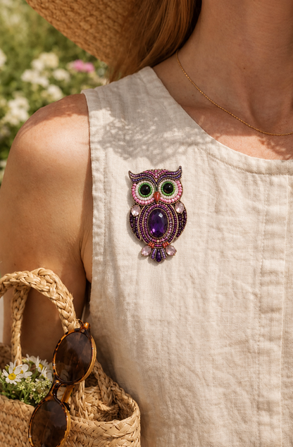 OWL BROOCH