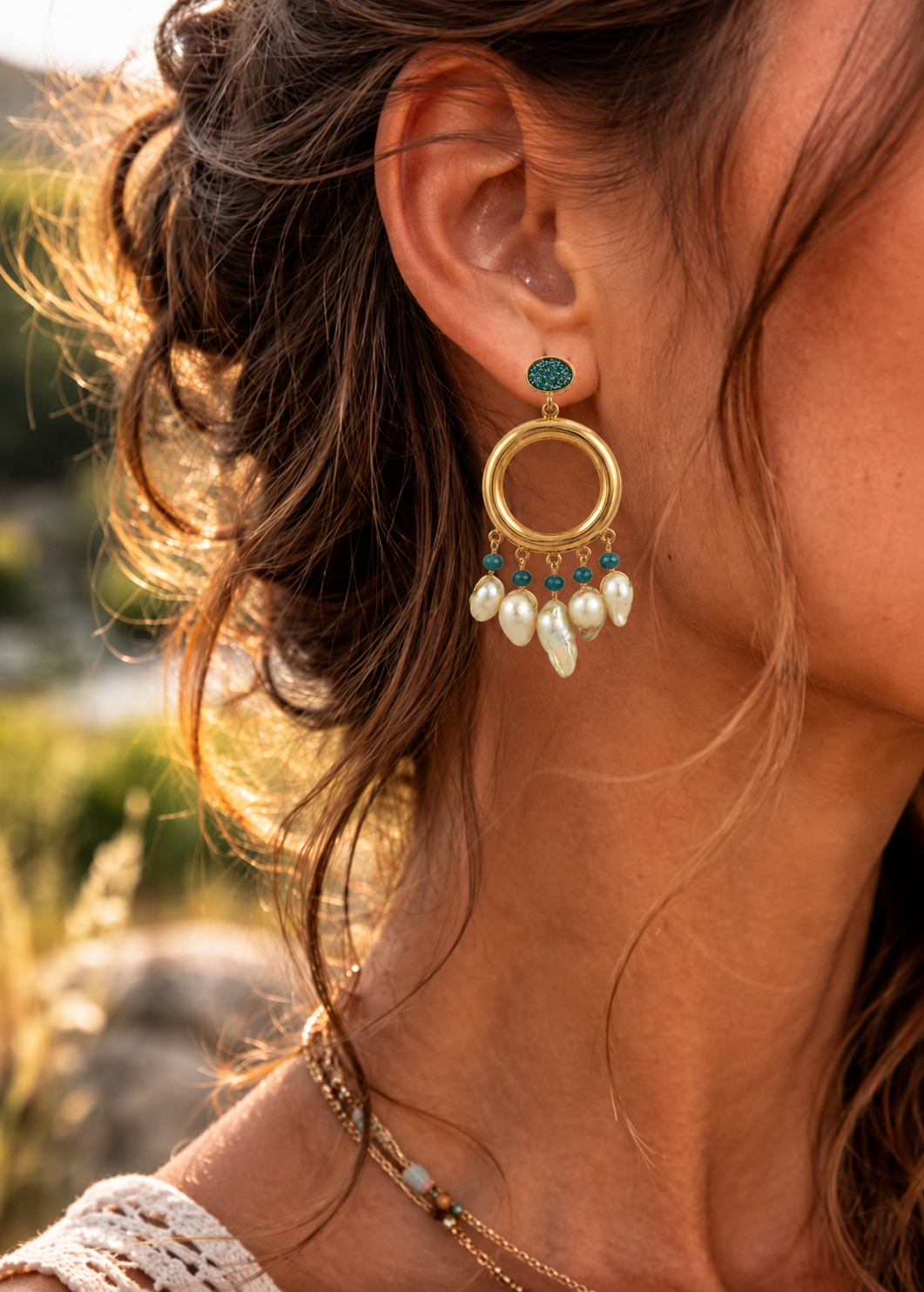 MARIS HALO EARRINGS