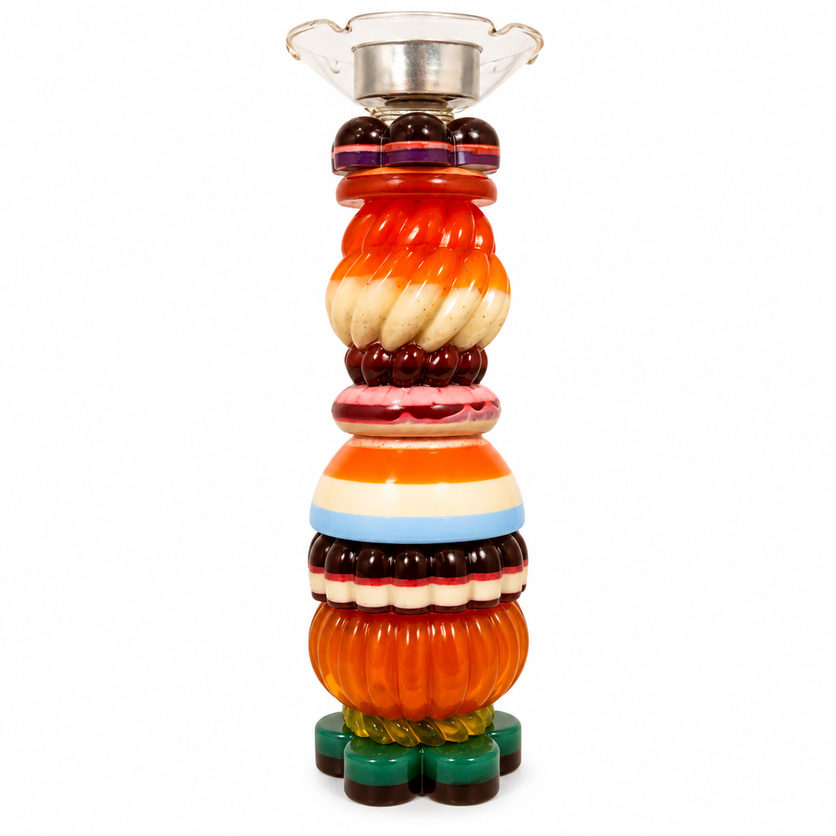 AMBER AND BERRY CANDLE HOLDER
