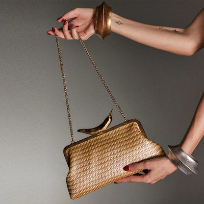 CHILI GOLD STRAW CLASSIC BAG