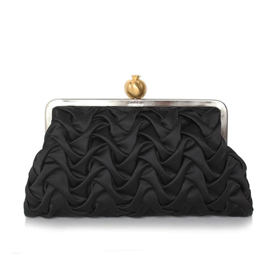 POMEGRANATE ON BLACK SATIN SMOKING CLASSIC