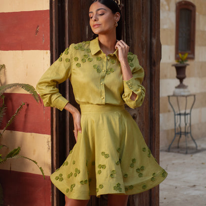 EKTESHAF LINEN SHIRT