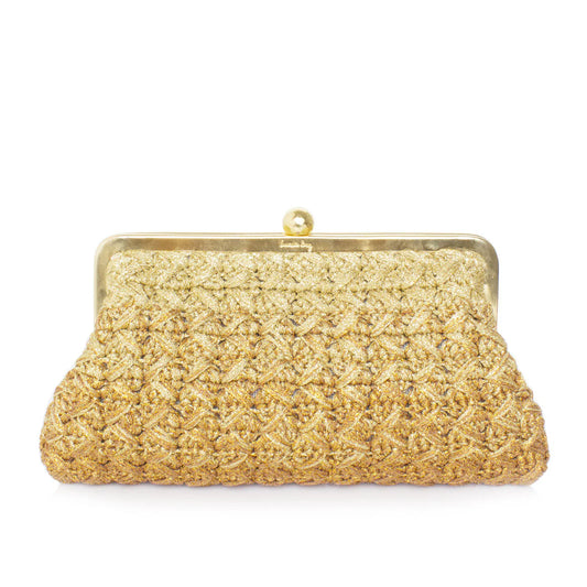 ECLIPSE GOLD CROCHET CLASSIC BAG
