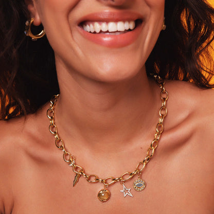 GOLD ELISE CHAIN NECKLACE
