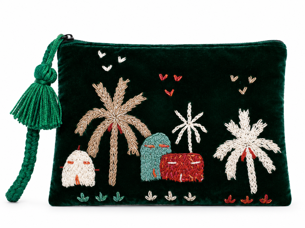 GREEN PALM STORIES POUCH