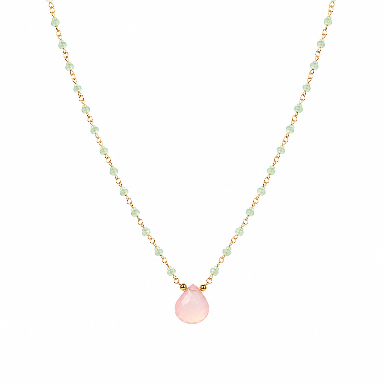 BLUSH DEWDROP NECKLACE