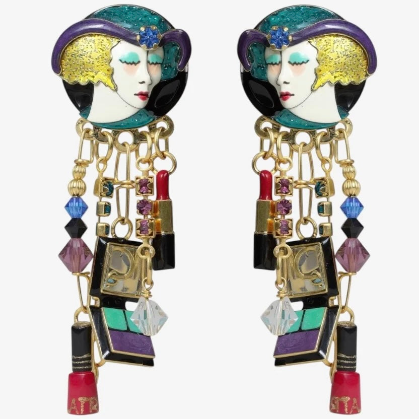 LUNCH AT THE RITZ GLAMOUR DROP EARRINGS