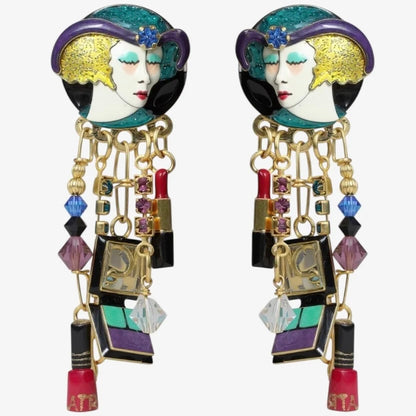 LUNCH AT THE RITZ GLAMOUR DROP EARRINGS