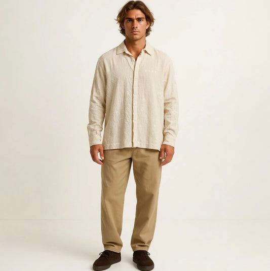SANDSTONE LOOM HANDCRAFTED COTTON SHIRT