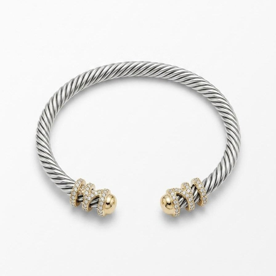 THE TIDAL PAVE BANGLE