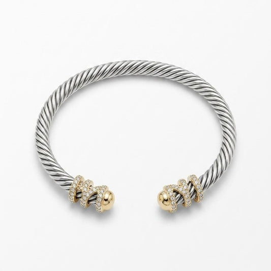 THE TIDAL PAVE BANGLE