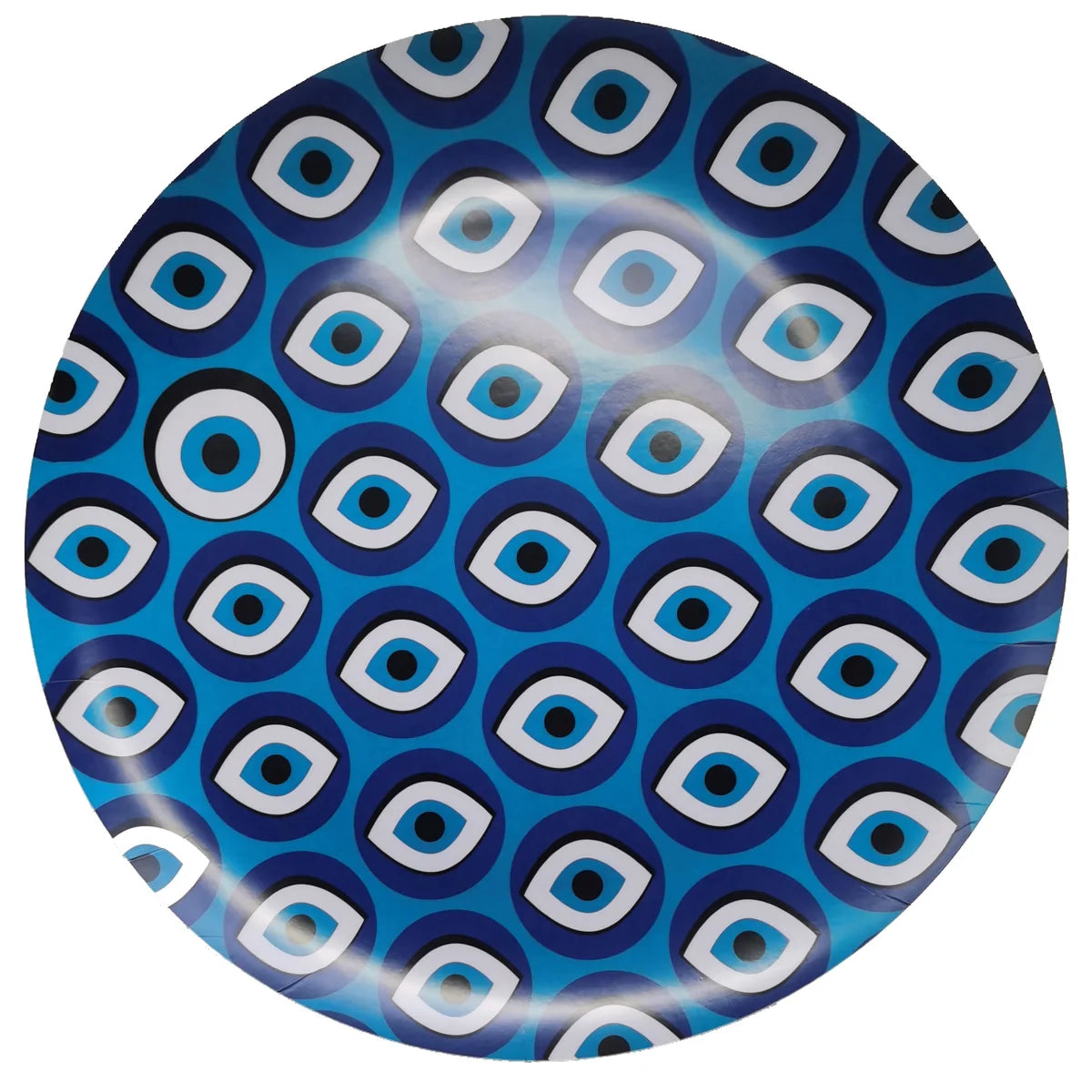 ROUND LAMINATED TRAY ZARQA 49 CM
