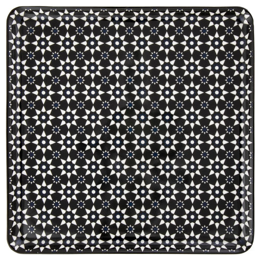 SQUARE PLATTER LARGE KAOKAB 25 CM