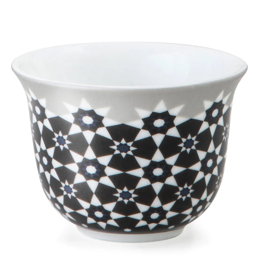 6 COFFEE CUPS PORCELAIN KAOKAB 60 ML