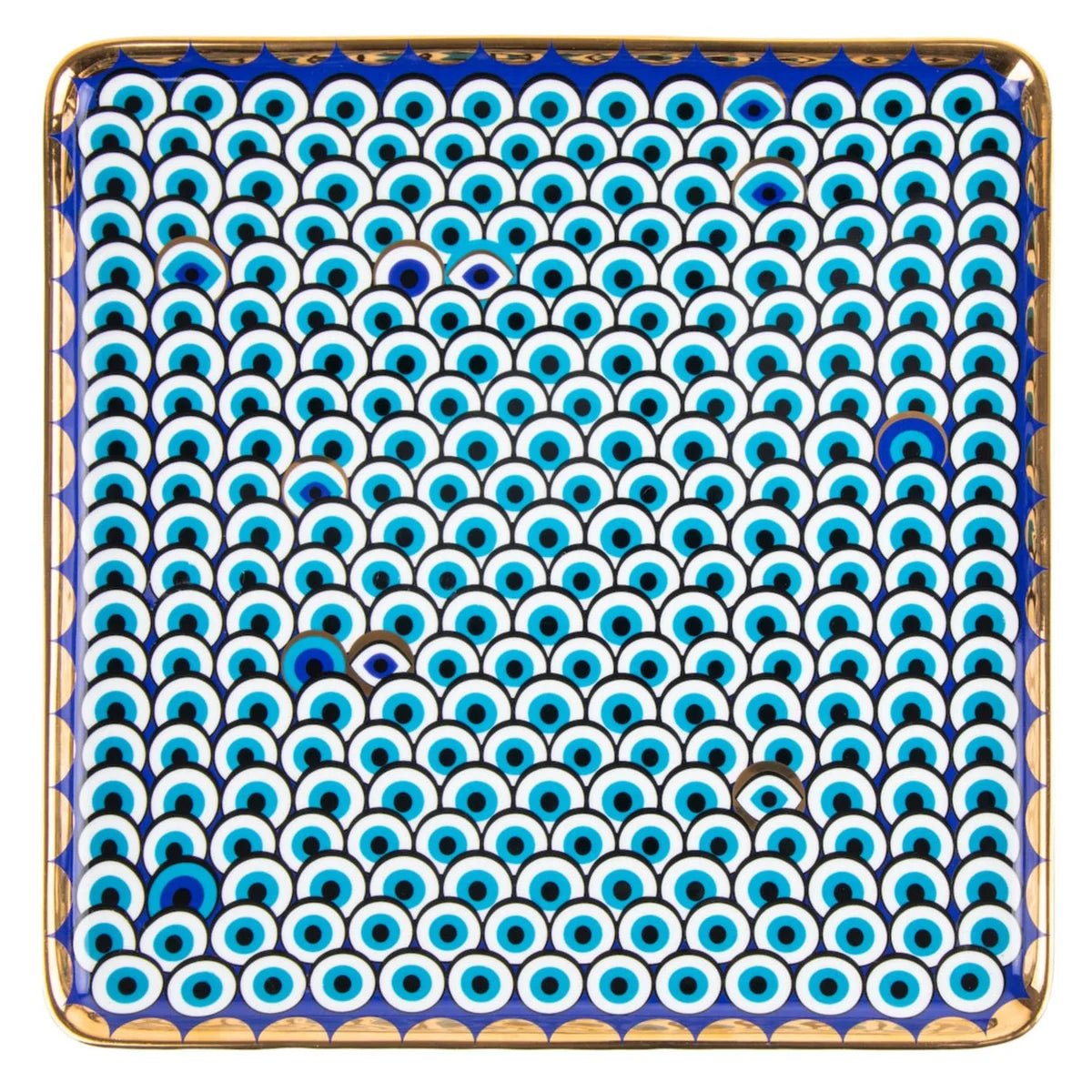SQUARE PLATTER LARGE ZARQA